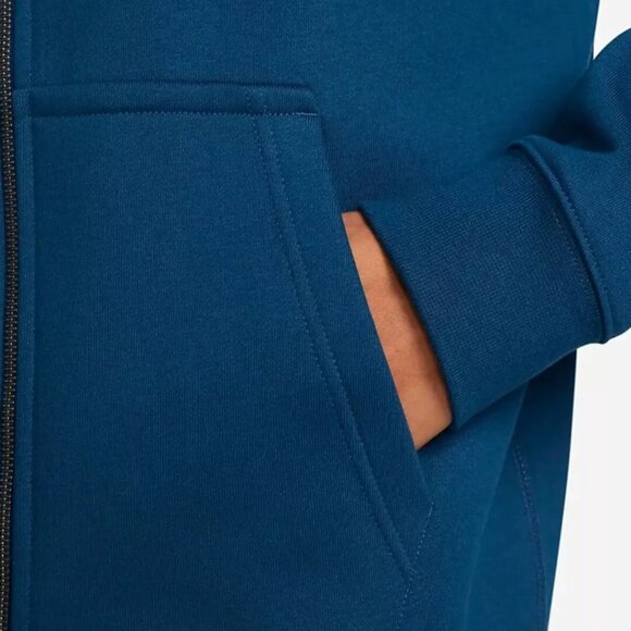 Nike Lab Men's Solo Swoosh Full-Zip Heavy Hoodie Valerian Blue L DR0403-460 NEW - Picture 13 of 13